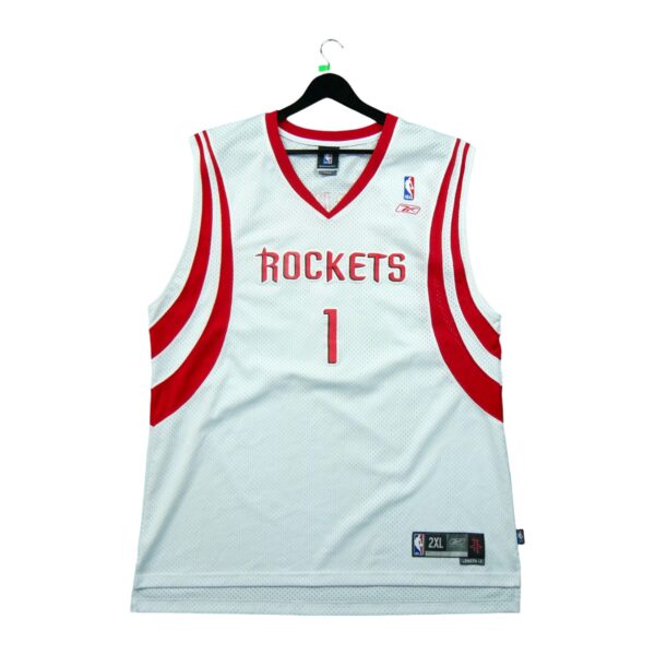 Maillot sans manches homme blanc Reebok Equipe Houston Rockets QWE0318