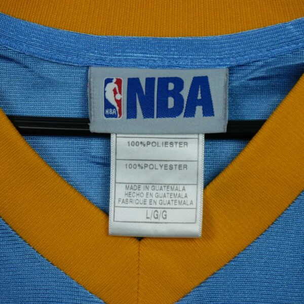 Maillot sans manches homme bleu clair NBA Equipe Denver Nuggets QWE1013