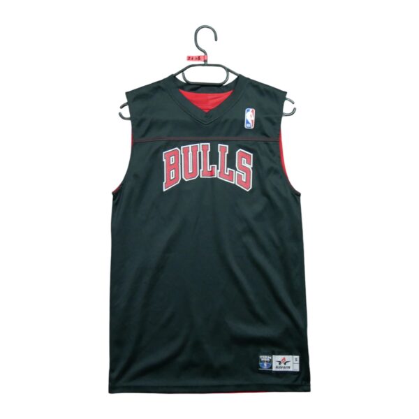 Maillot sans manches homme noir Alleson Athletic Equipe Bulls de Chicago QWE2158