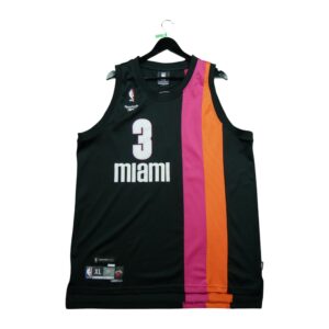 Maillot sans manches homme noir Reebok Equipe Heat de Miami QWE0076