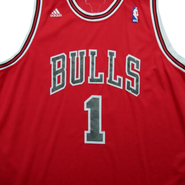 Maillot sans manches homme rouge Adidas Equipe Chicago Bulls QWE0296