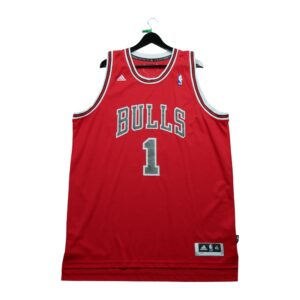 Maillot sans manches homme rouge Adidas Equipe Chicago Bulls QWE0296