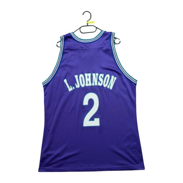 Maillot sans manches homme violet Champion Equipe Hornets de Charlotte QWE1024