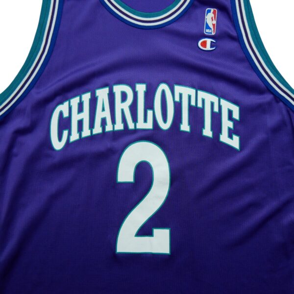 Maillot sans manches homme violet Champion Equipe Hornets de Charlotte QWE1024