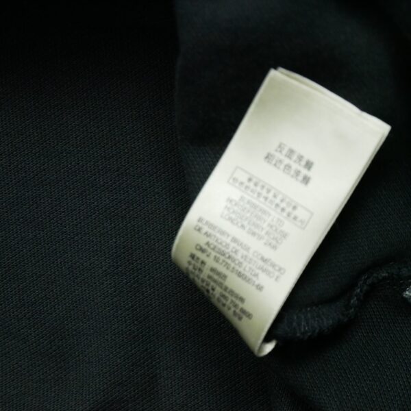 Polo manches courtes femme noir Burberry Col Polo QWE3789