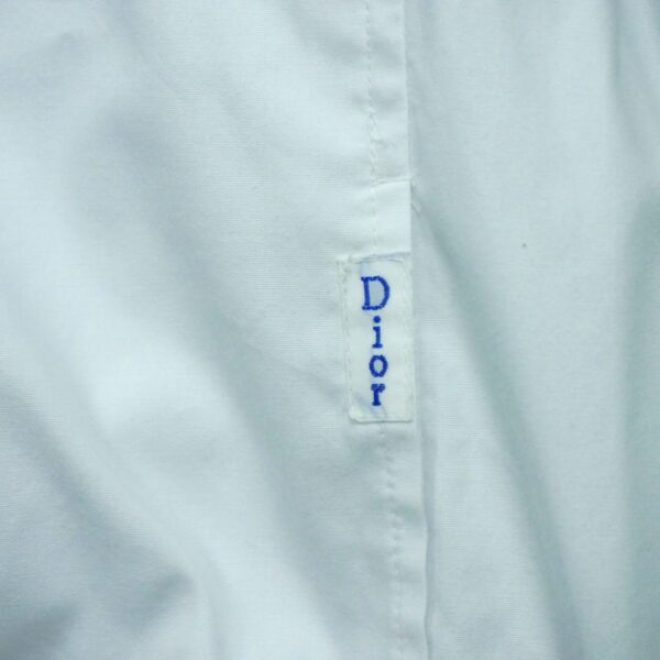 Pull homme manches courtes blanc Dior Col V QWE3043