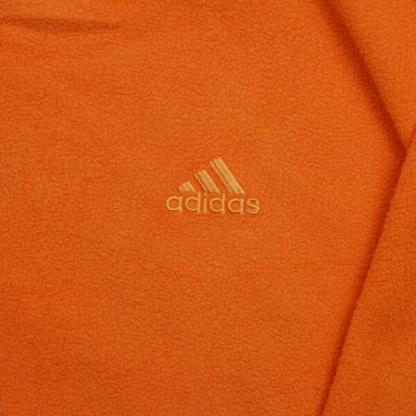 Pull polaires homme manches longues orange Adidas Col Rond QWE0392