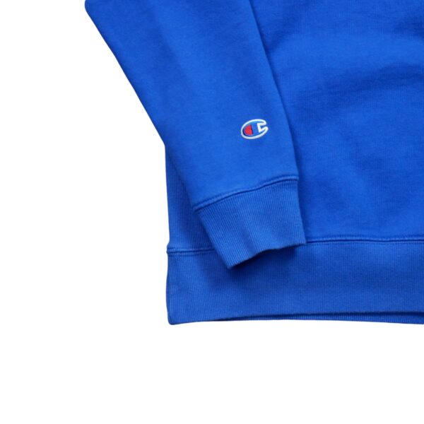 Sweat a capuche enfant manches longues bleu Champion Motif brode Col Rond QWE3850