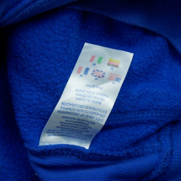 Sweat a capuche enfant manches longues bleu Champion Motif brode Col Rond QWE3850