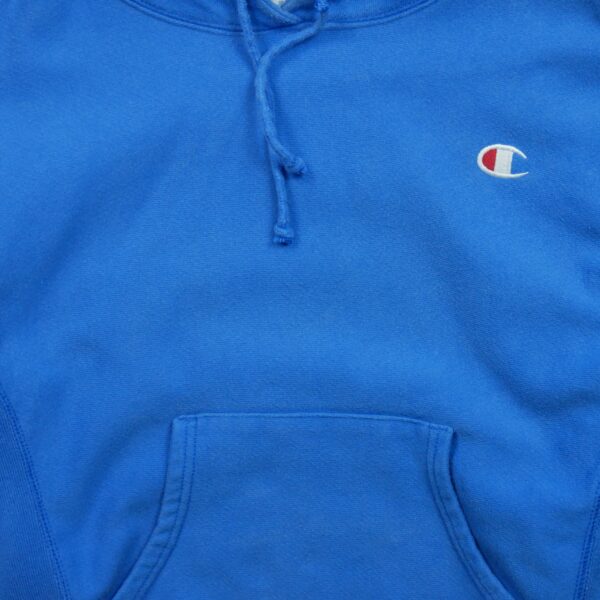 Sweat a capuche femme manches longues bleu clair Champion Col Rond QWE1626