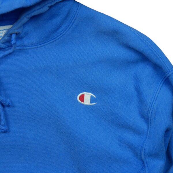 Sweat a capuche femme manches longues bleu clair Champion Col Rond QWE1626