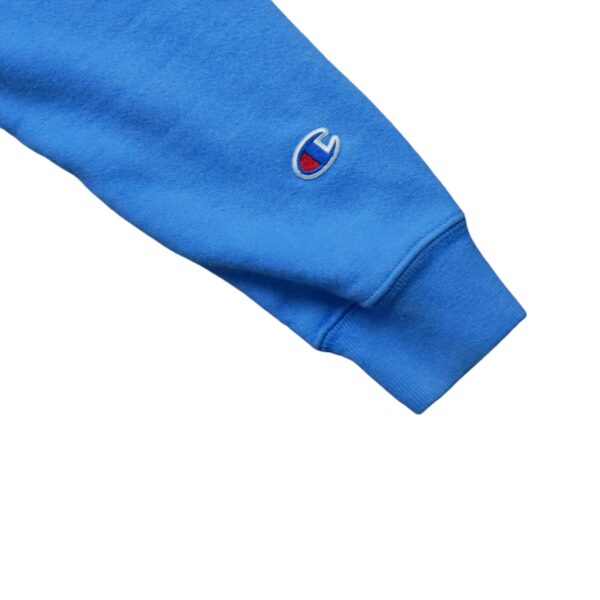 Sweat a capuche femme manches longues bleu clair Champion Col Rond QWE1626