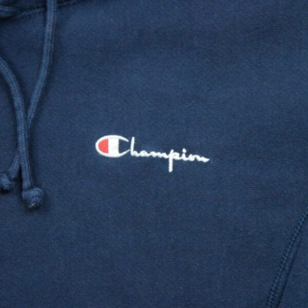 Sweat a capuche femme manches longues marine Champion Col Rond QWE0253