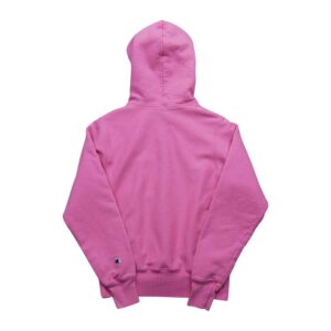 Sweat a capuche femme manches longues rose Champion Motif brode Col Rond QWE0612