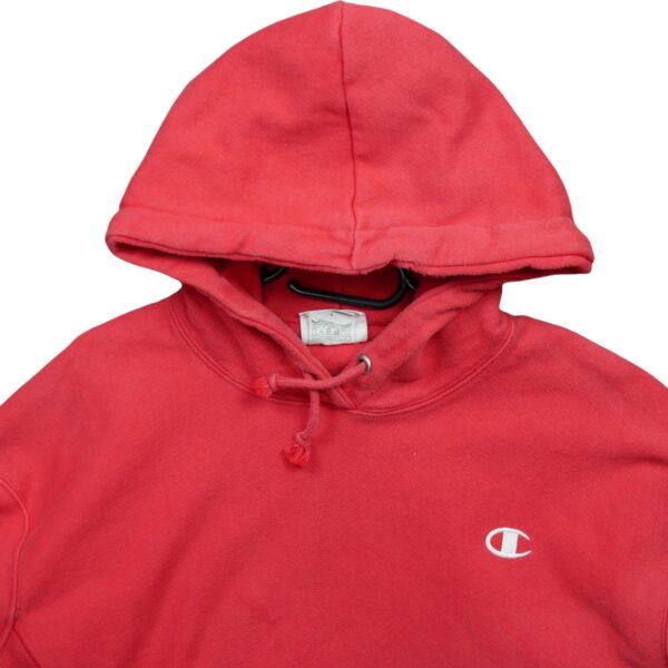 Sweat a capuche femme manches longues rouge Champion Col Rond QWE1021