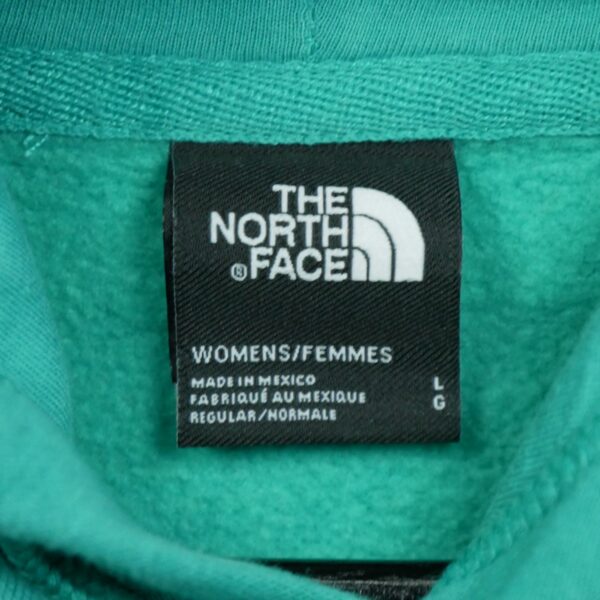 Sweat a capuche femme manches longues vert The North Face Col Montant QWE3264