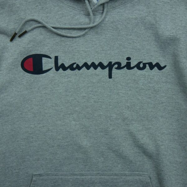 Sweat a capuche homme manches longues gris Champion Motif chine Col Rond QWE2199