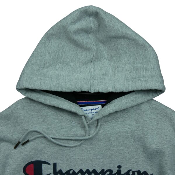 Sweat a capuche homme manches longues gris Champion Motif chine Col Rond QWE2199