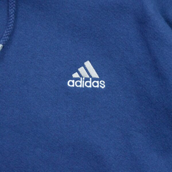 Sweat a capuche homme manches longues marine Adidas Col Rond QWE0337