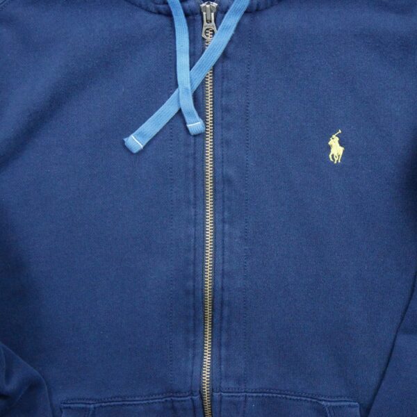 Sweat a capuche homme manches longues marine Polo Ralph Lauren Col Rond QWE0340