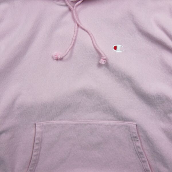 Sweat a capuche homme manches longues rose Champion Col Montant QWE1282