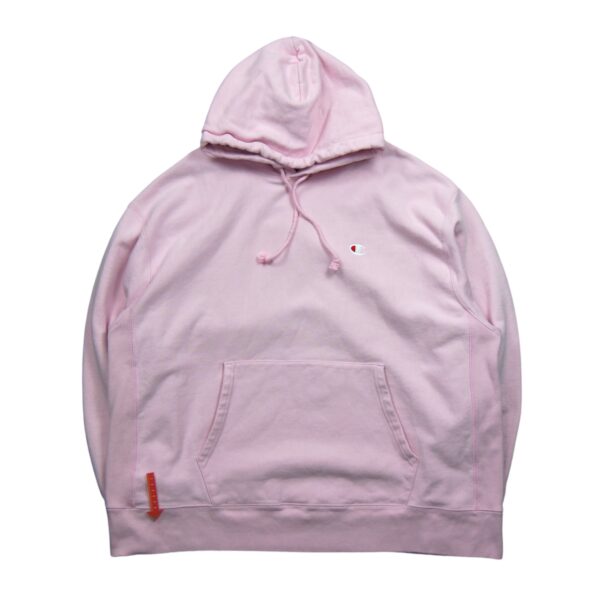 Sweat a capuche homme manches longues rose Champion Col Montant QWE1282