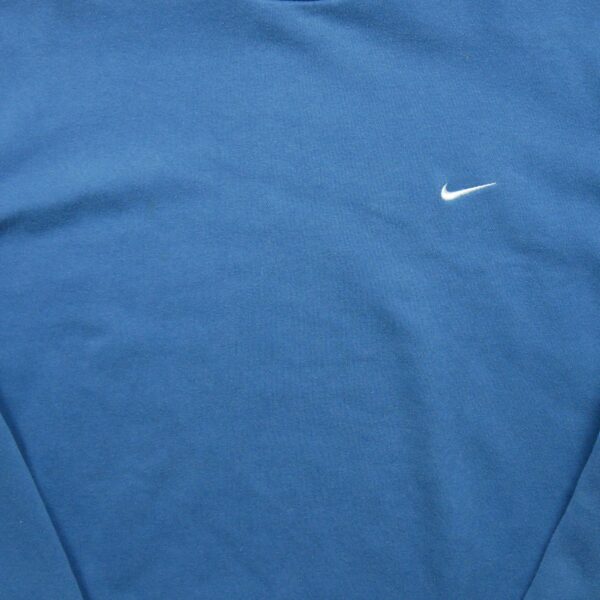 Sweat homme manches longues bleu Nike Col Rond QWE0553