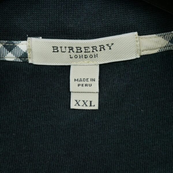 Sweat homme manches longues noir Burberry Col Montant QWE3215