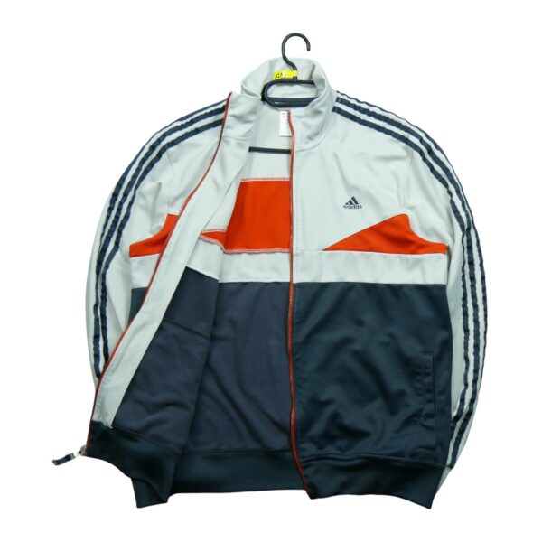 Veste de survetements homme manches longues beige Adidas Col Montant QWE1253