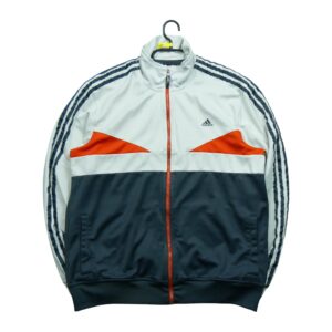 Veste de survetements homme manches longues beige Adidas Col Montant QWE1253