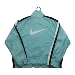 Veste de survetements homme manches longues bleu clair Nike Col Montant QWE2177