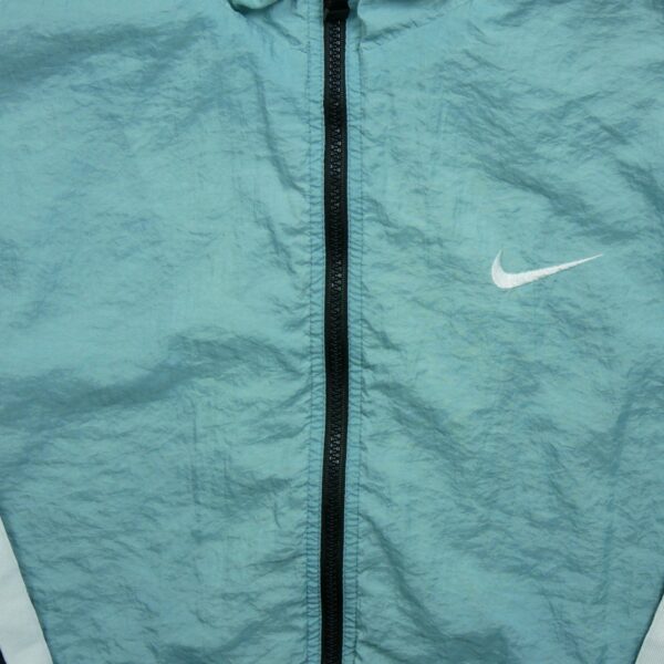 Veste de survetements homme manches longues bleu clair Nike Col Montant QWE2177