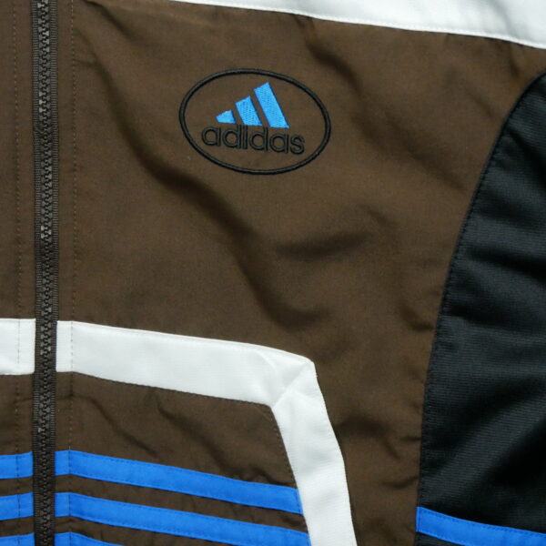 Veste de survetements homme manches longues marron Adidas Col Montant QWE0035