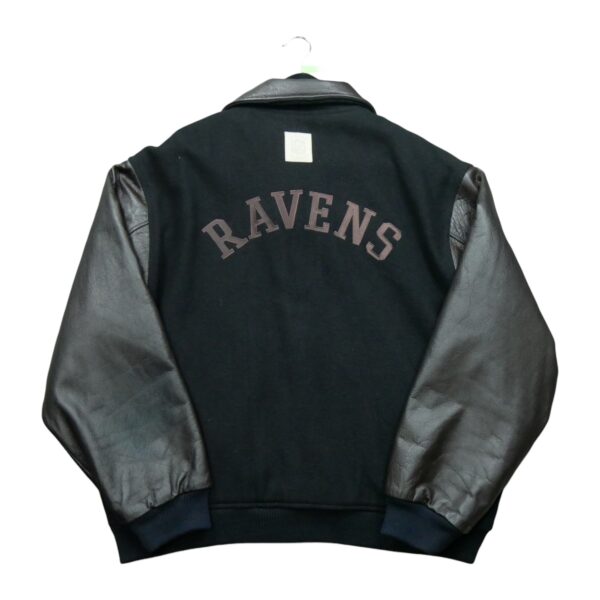 Veste en cuir homme manches longues noir Reebok Equipe Baltimore Ravens QWE0010