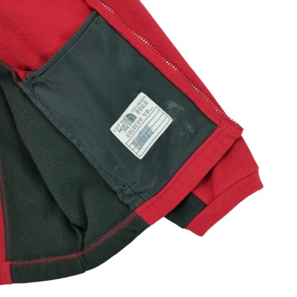 Veste polaires enfant manches longues rouge The North Face Col Montant QWE3296