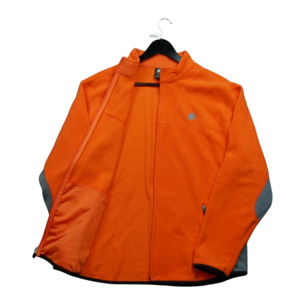 Veste polaires homme manches longues orange Starter Col Montant QWE3350