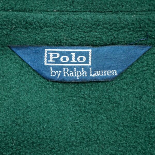 Veste polaires homme manches longues vert Polo Ralph Lauren Col Harrington QWE0105