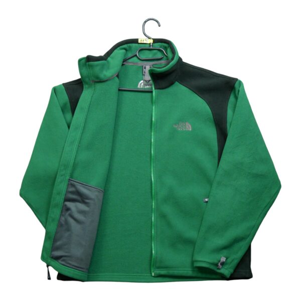 Veste polaires homme manches longues vert The North Face Col Montant QWE1129