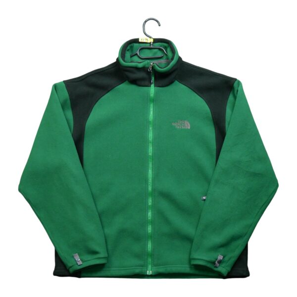 Veste polaires homme manches longues vert The North Face Col Montant QWE1129