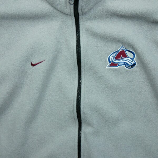 Veste polaires homme sans manches gris Nike Col Montant Equipe Colorado Avalanche QWE0335