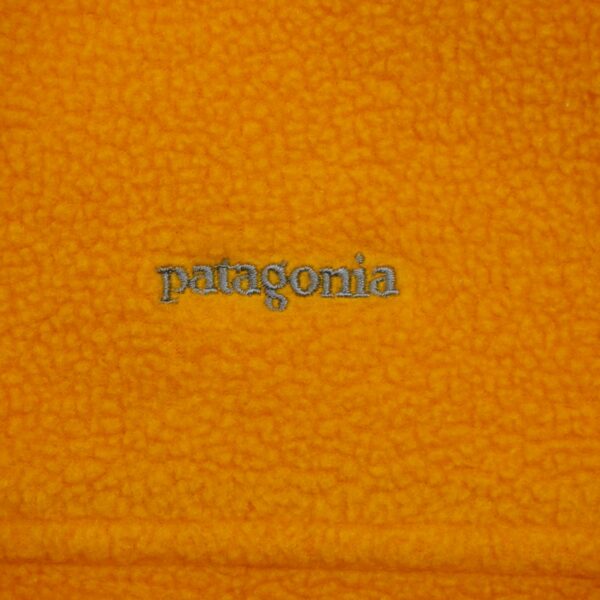 Veste polaires homme sans manches orange Patagonia Col Montant QWE1248