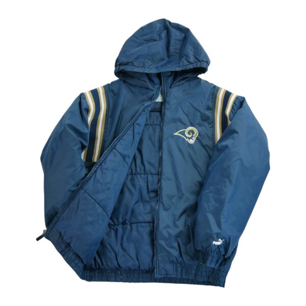 Blouson enfant manches longues marine Puma Col Montant Equipe Los Angeles Rams QWE2184