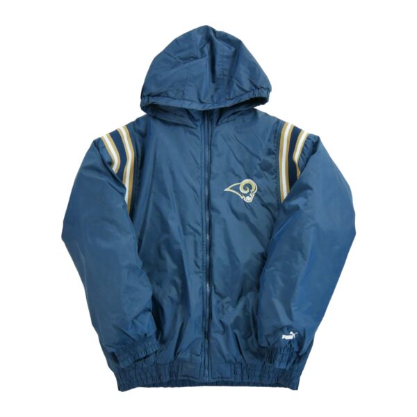 Blouson enfant manches longues marine Puma Col Montant Equipe Los Angeles Rams QWE2184