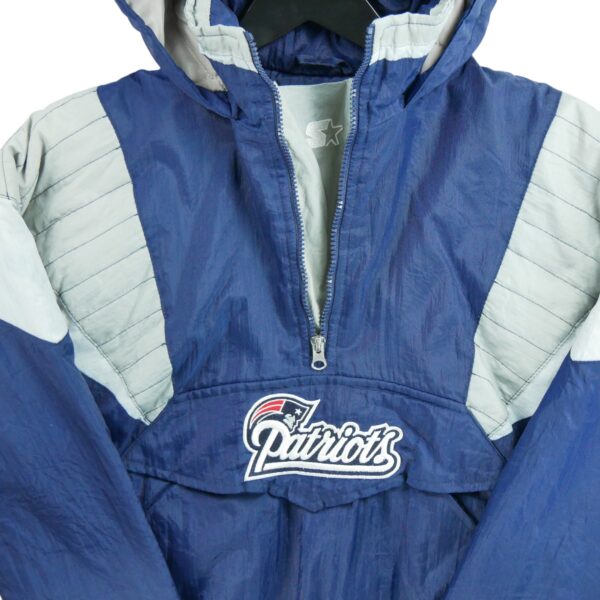 Blouson enfant manches longues marine Starter Col Montant Equipe New England Patriots QWE1221