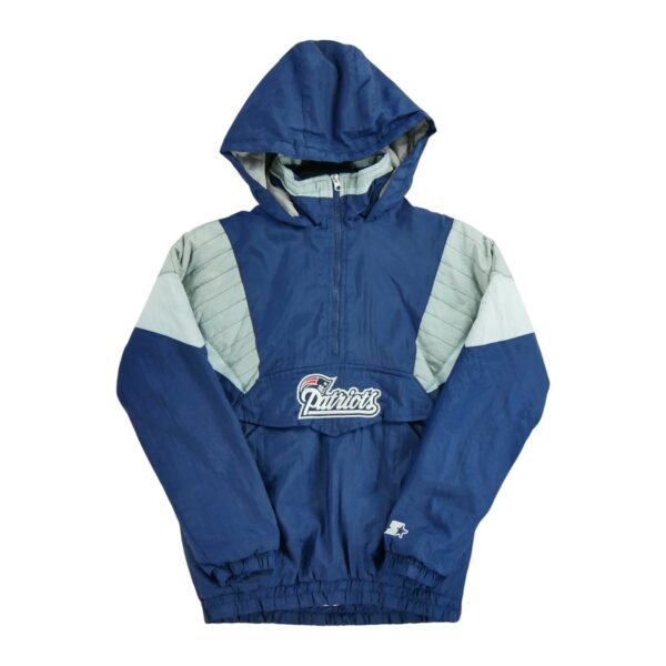 Blouson enfant manches longues marine Starter Col Montant Equipe New England Patriots QWE1221