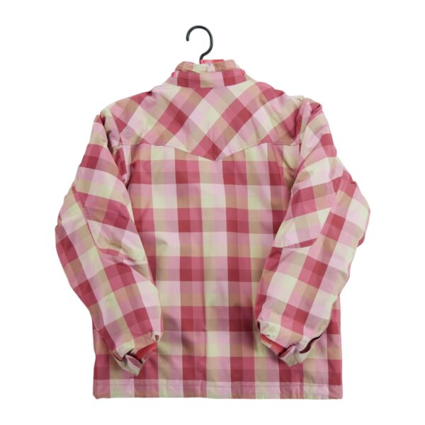 Blouson enfant manches longues rose Patagonia Motif a carreaux Col Montant QWE2275