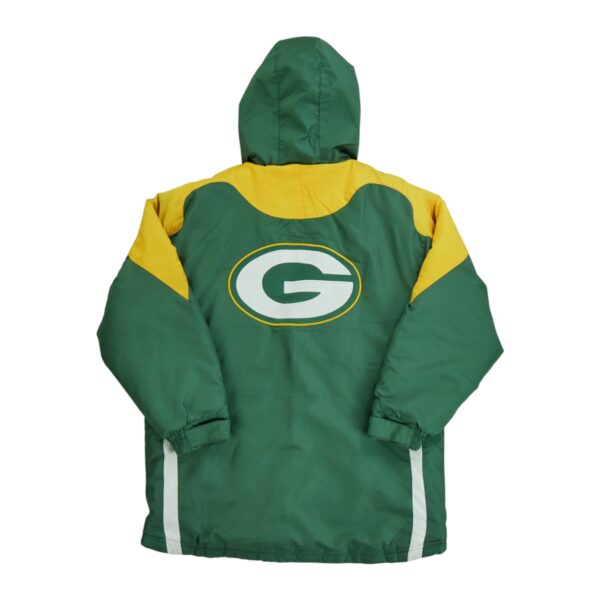 Blouson enfant manches longues vert NFL Team Apparel Col Montant Equipe Green Bay Packers QWE1536