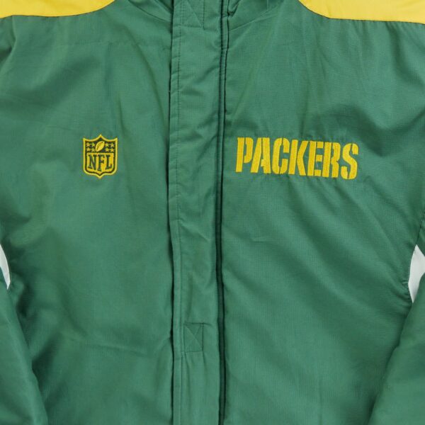 Blouson enfant manches longues vert NFL Team Apparel Col Montant Equipe Green Bay Packers QWE1536