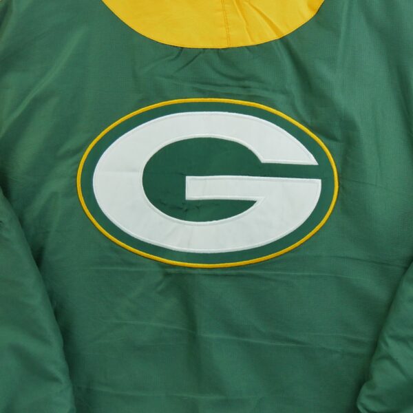 Blouson enfant manches longues vert NFL Team Apparel Col Montant Equipe Green Bay Packers QWE1536