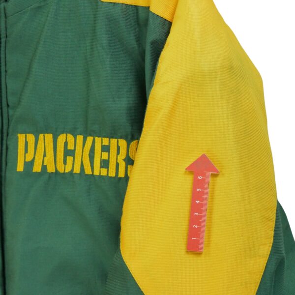 Blouson enfant manches longues vert NFL Team Apparel Col Montant Equipe Green Bay Packers QWE1536